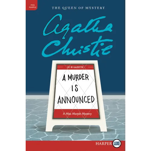 A Murder Is Announced: A Miss Marple Mystery - Paperback