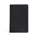 CSB Large Print Personal Size Reference Bible, Black Genuine Leather, Indexed - Leather