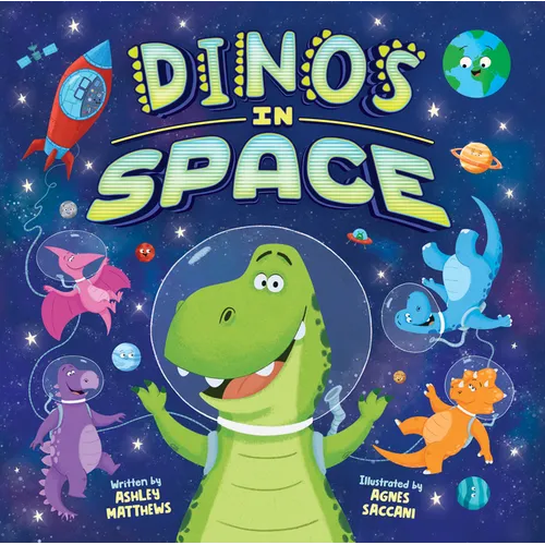 Dinos in Space (Picture Book) - Hardcover