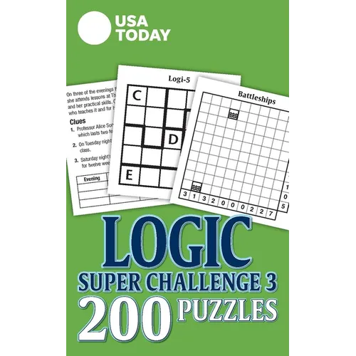 USA Today Logic Super Challenge 3: 200 Puzzles - Paperback