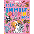 My Busy Baby Animals Coloring Book - Paperback