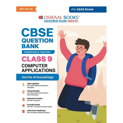 Oswaal CBSE Question Bank Class 9 Computer Application, Chapterwise and Topicwise Solved Papers For 2025 Exams - Paperback